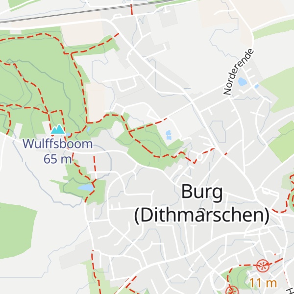 Map of Hamberg