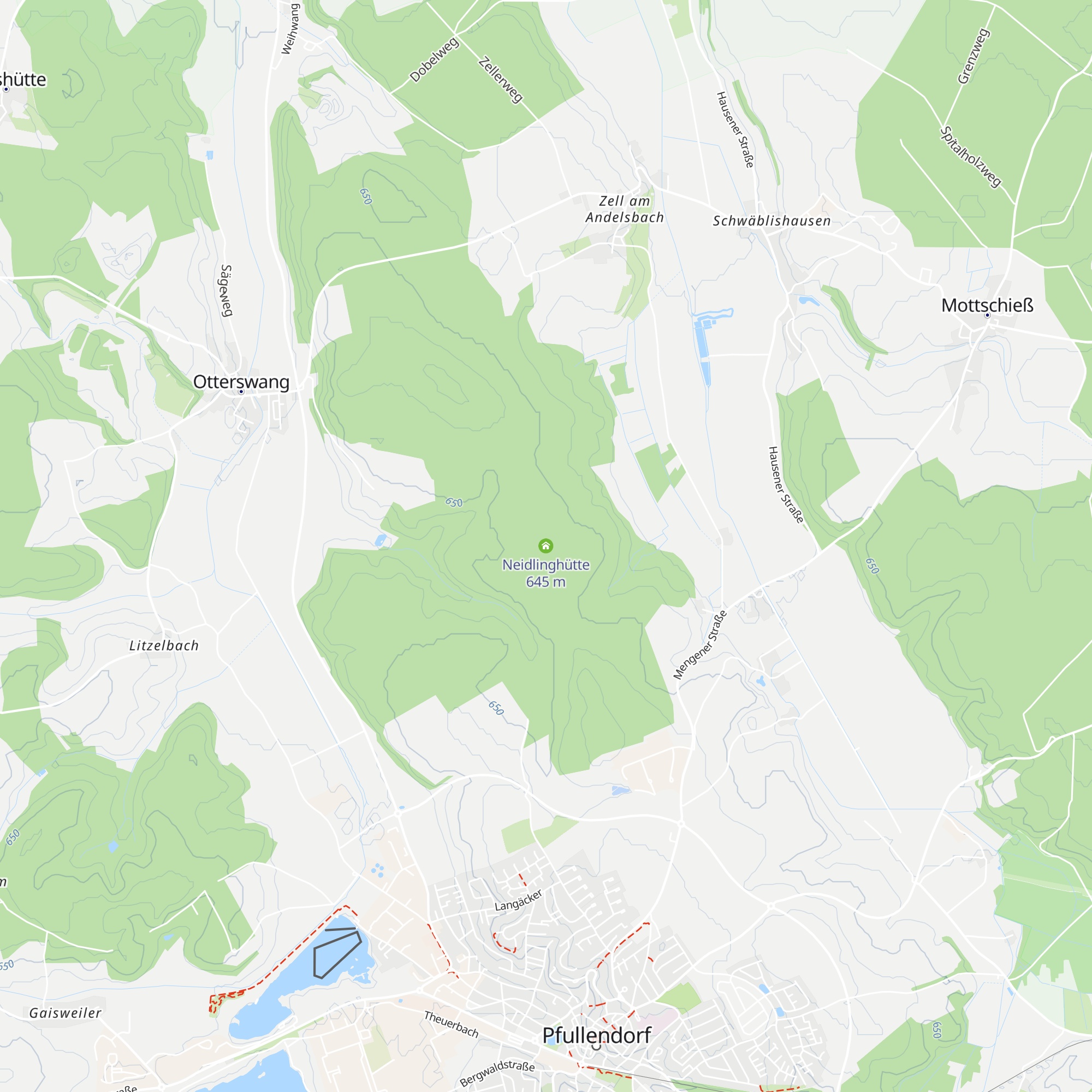 Neidlinghütte map