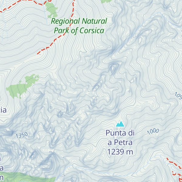 Map of Punta Pinzuta