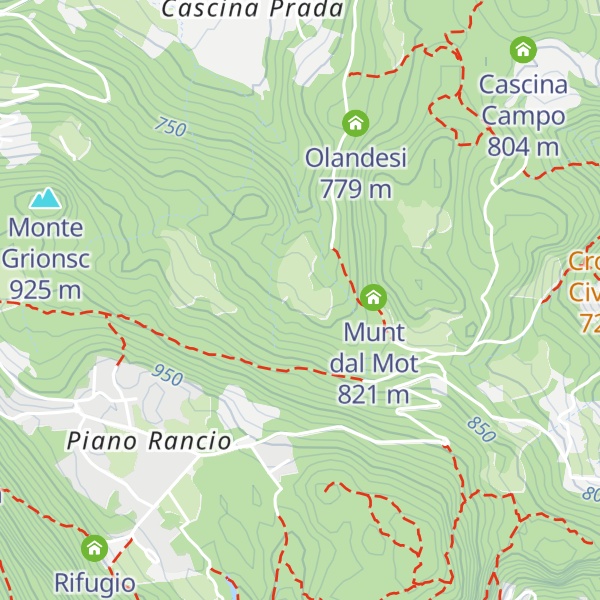 Map of Cascina Giacca