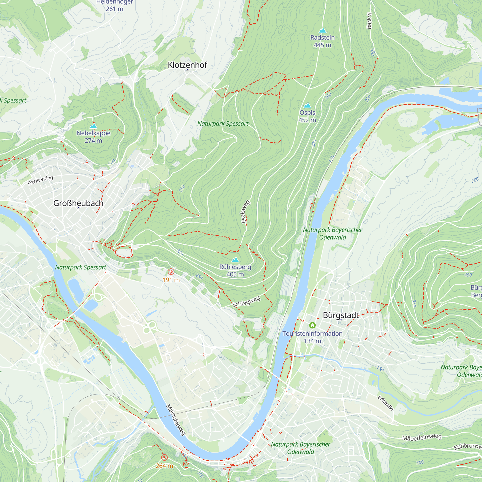 Schutzhütte Heunenschüssel map