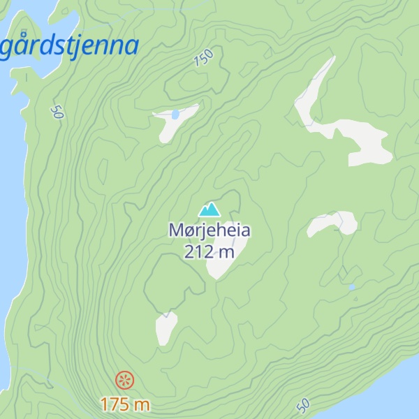 Map of Mørjeheia
