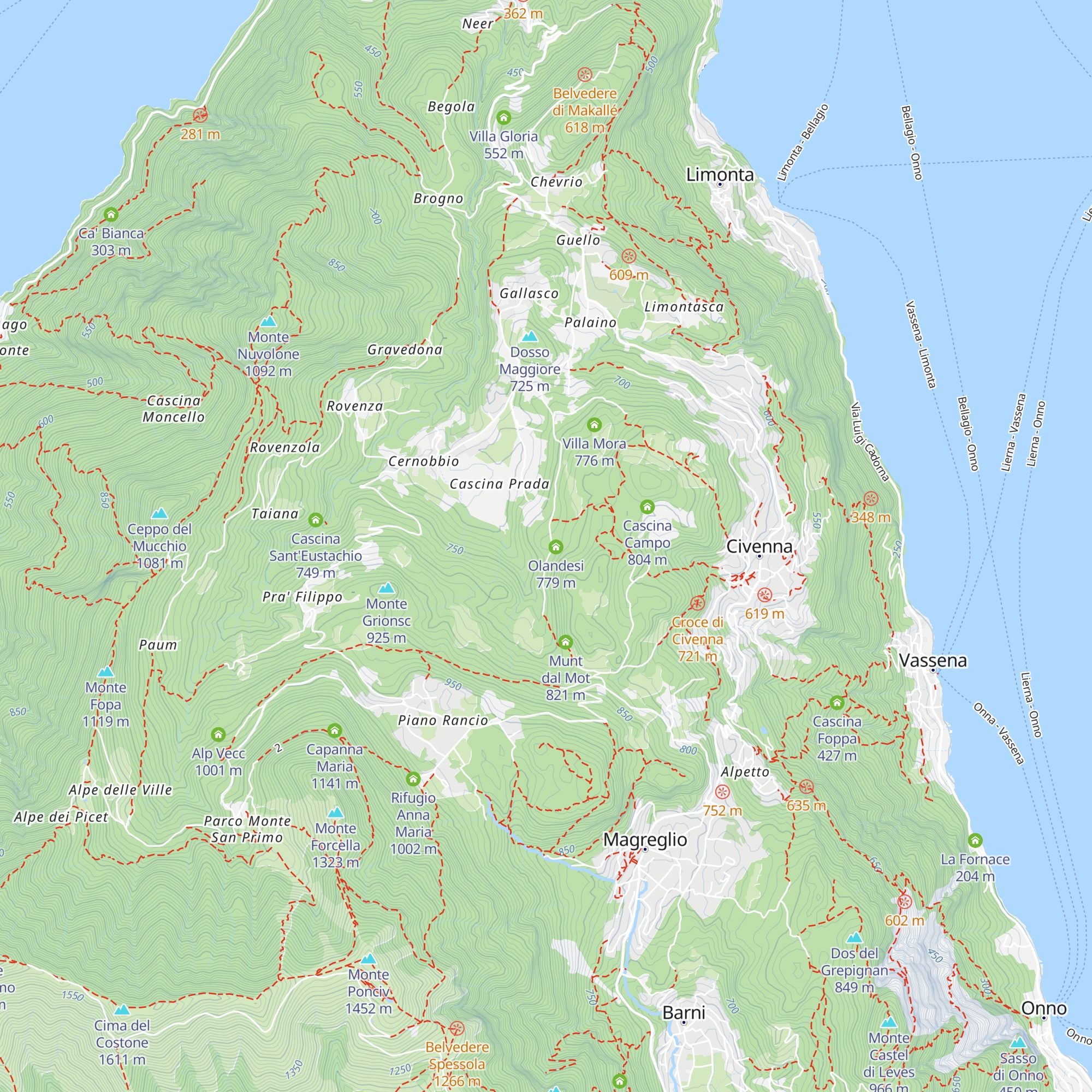 Caviget map