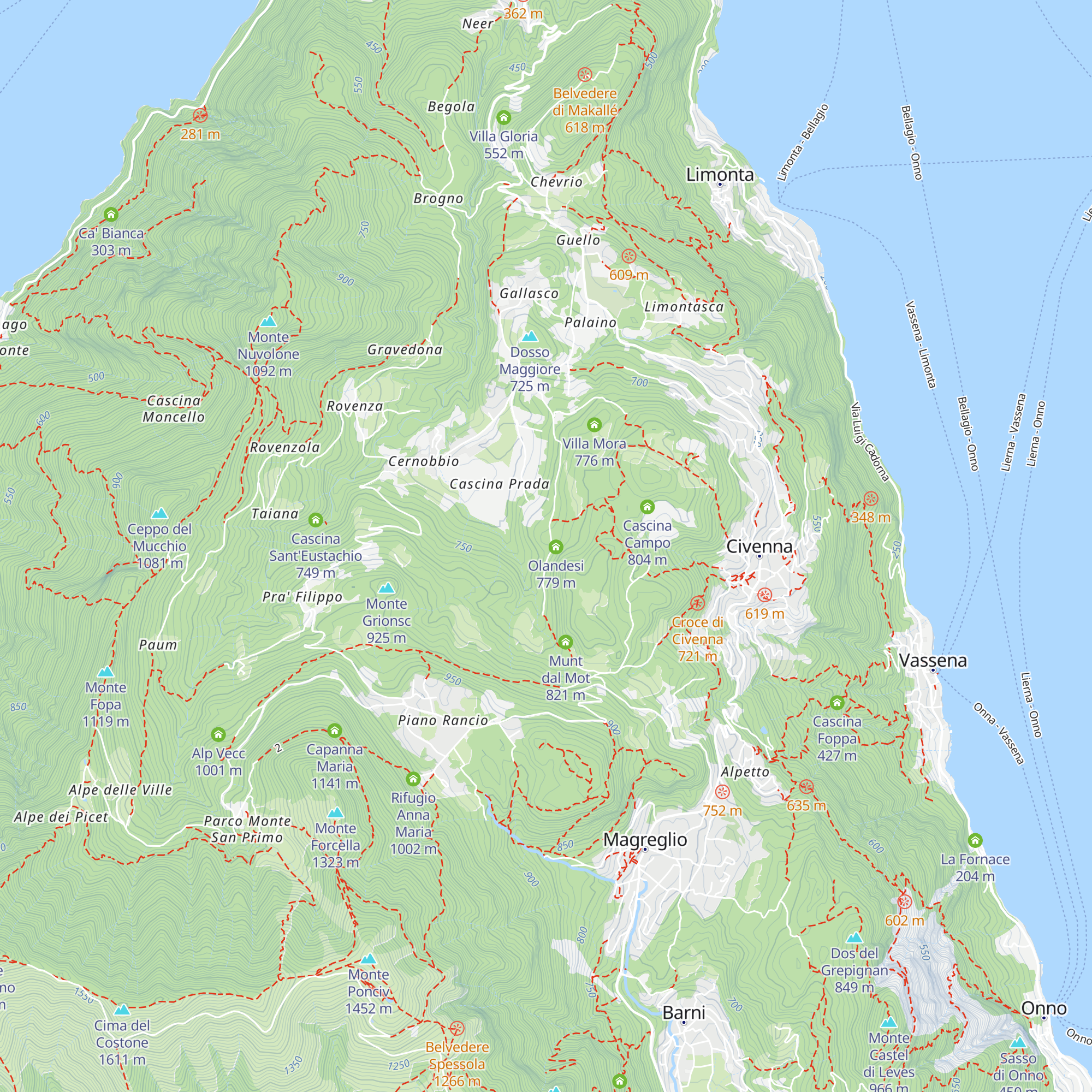 Caviget map