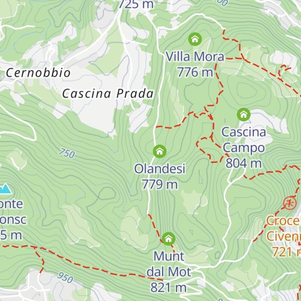 Map of Caviget