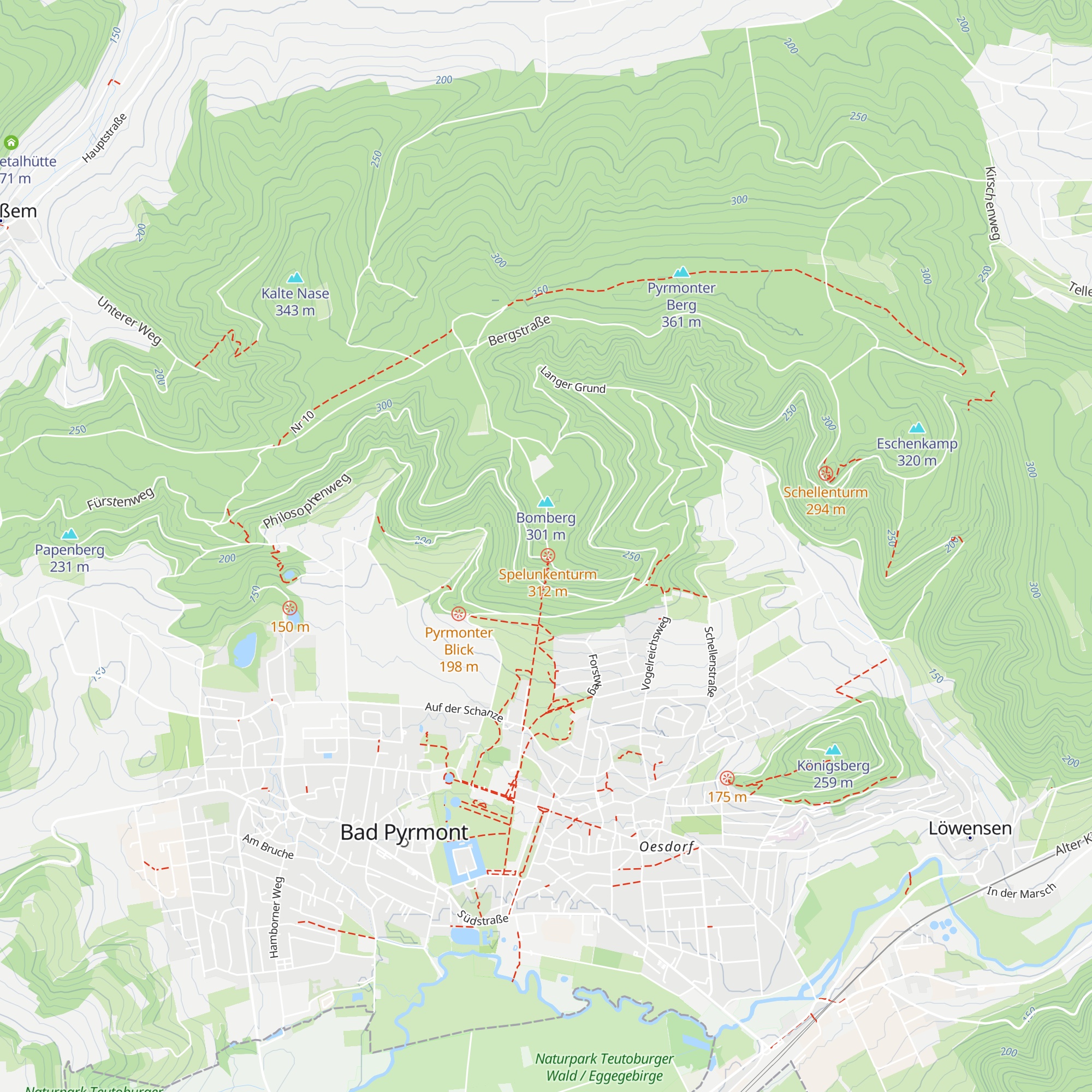 Theodor-Hütte map