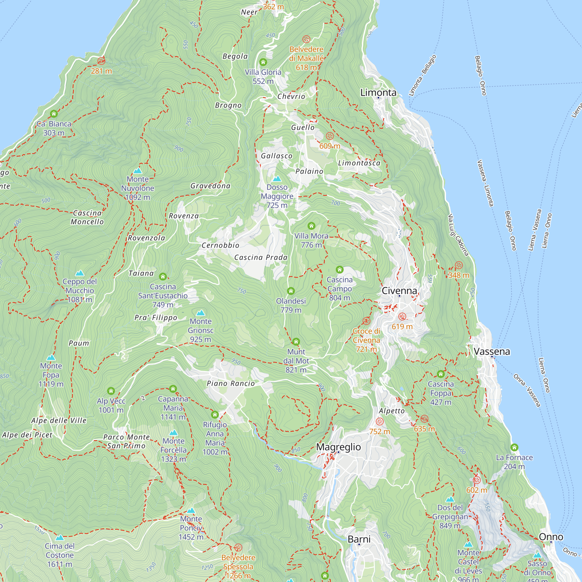 Olandesi map