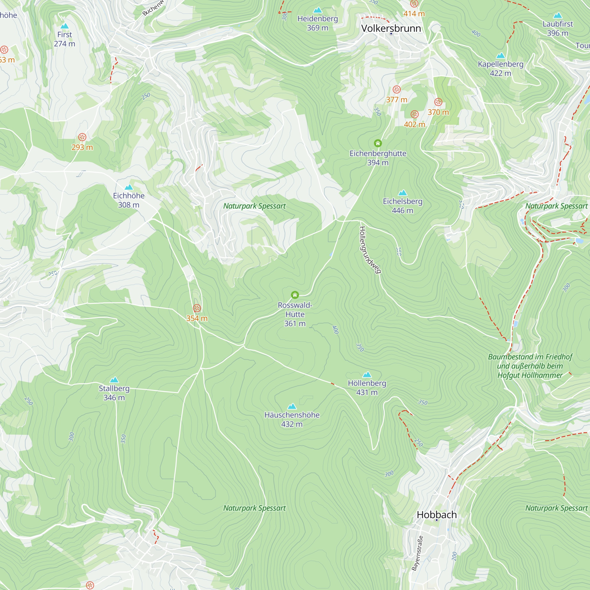 Rosswald-Hütte map