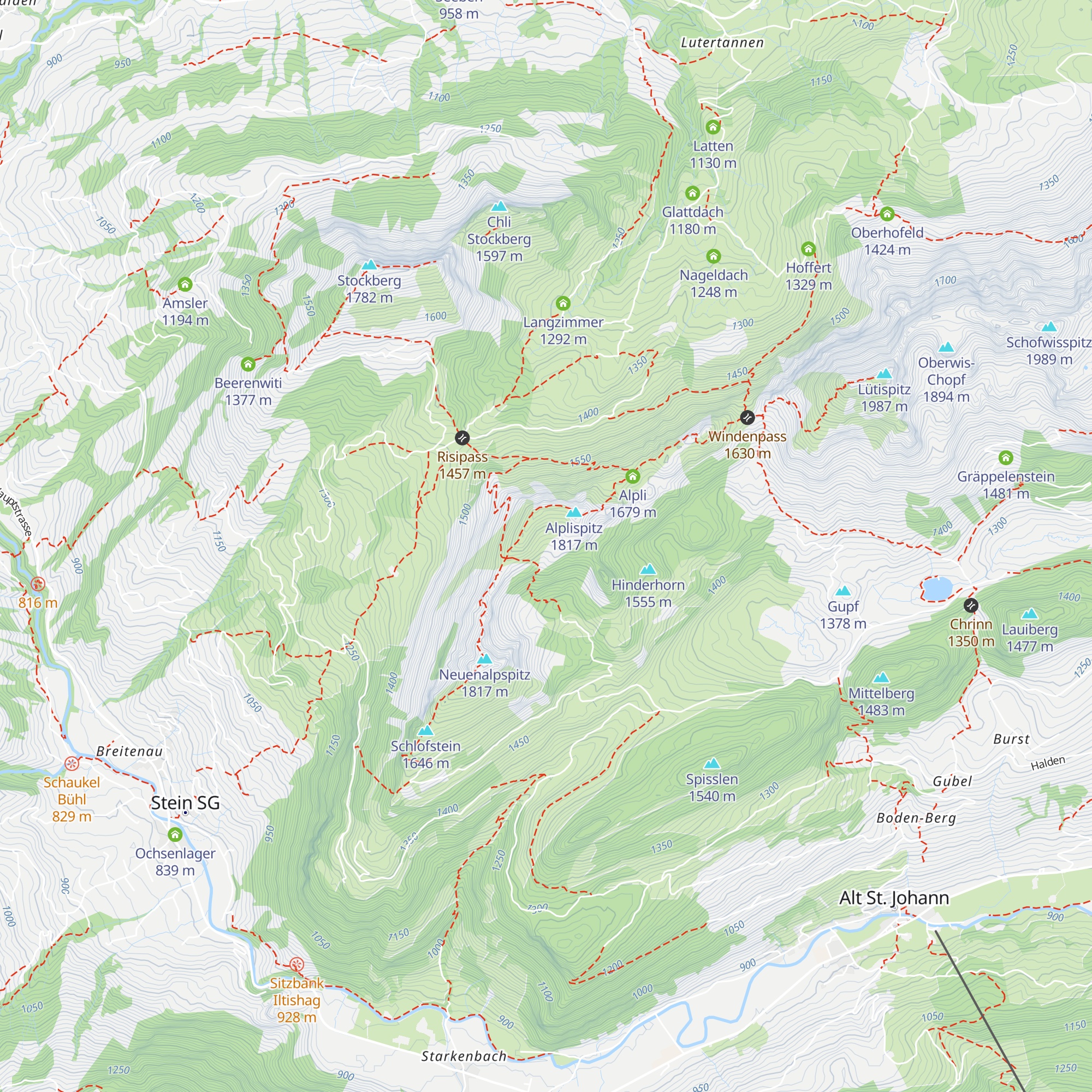 Gmeinenwis map