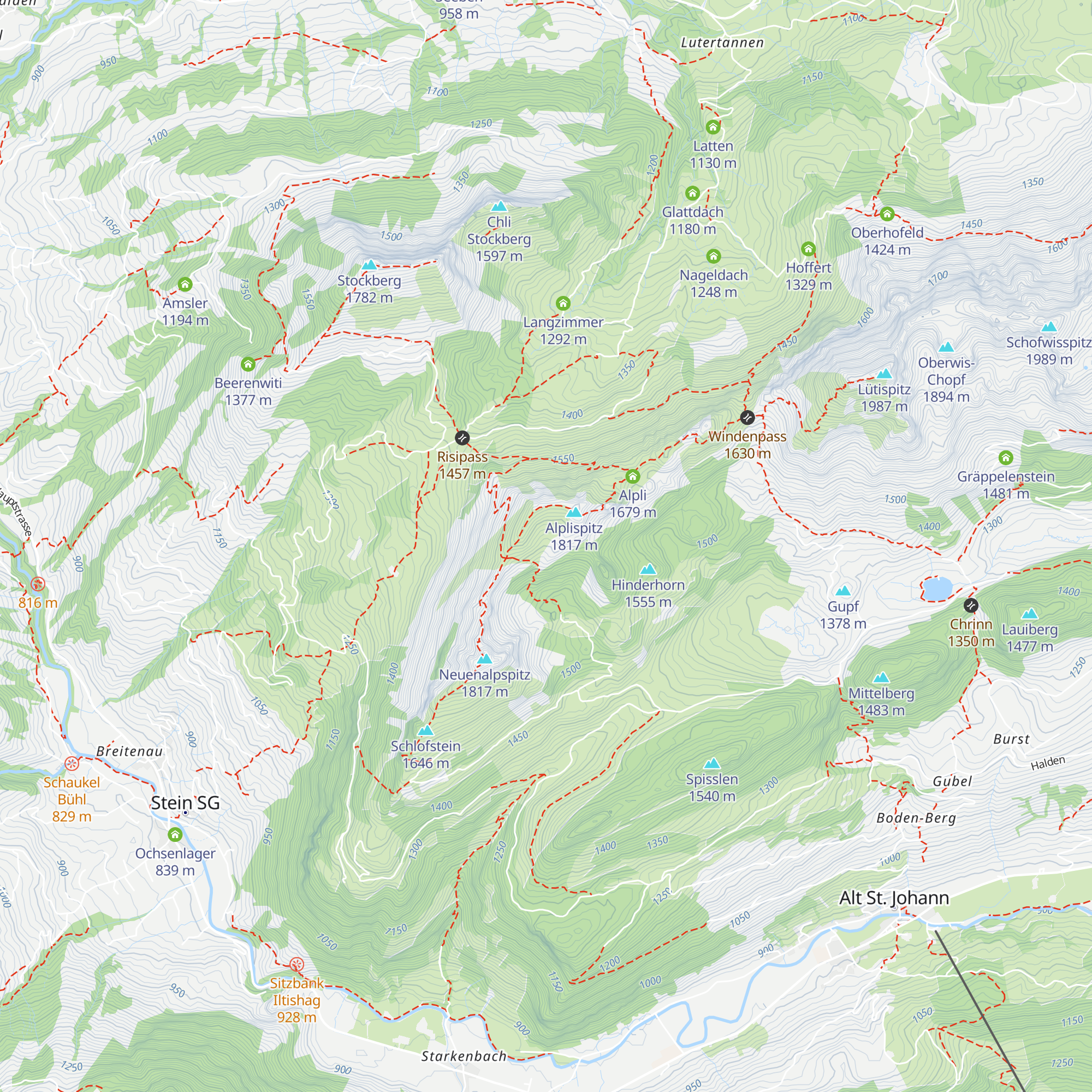 Gmeinenwis map