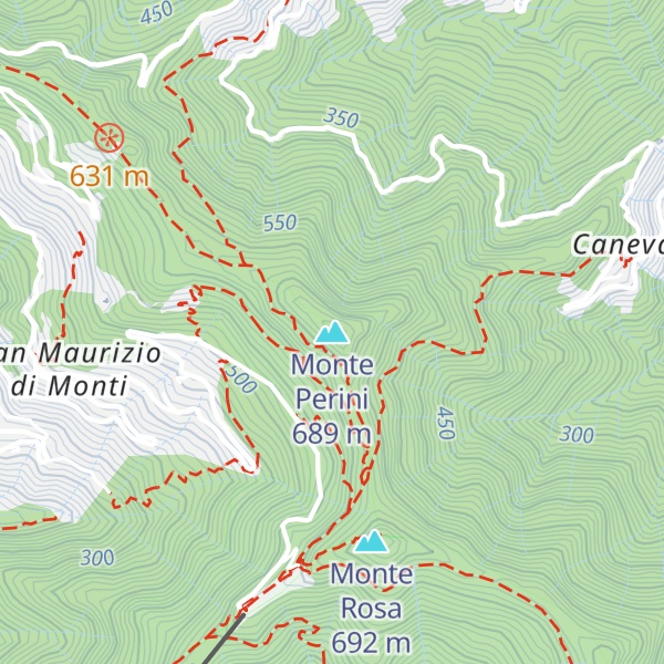 Map of Monte Perini