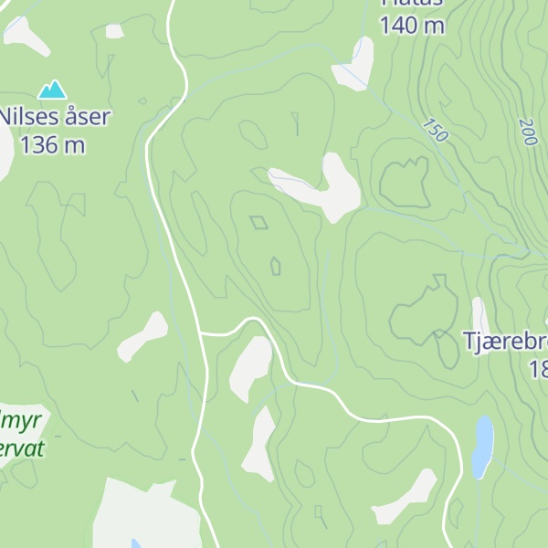 Map of Snømyråsen