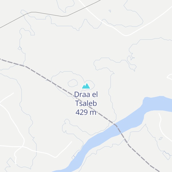Map of Draa el Tsaleb