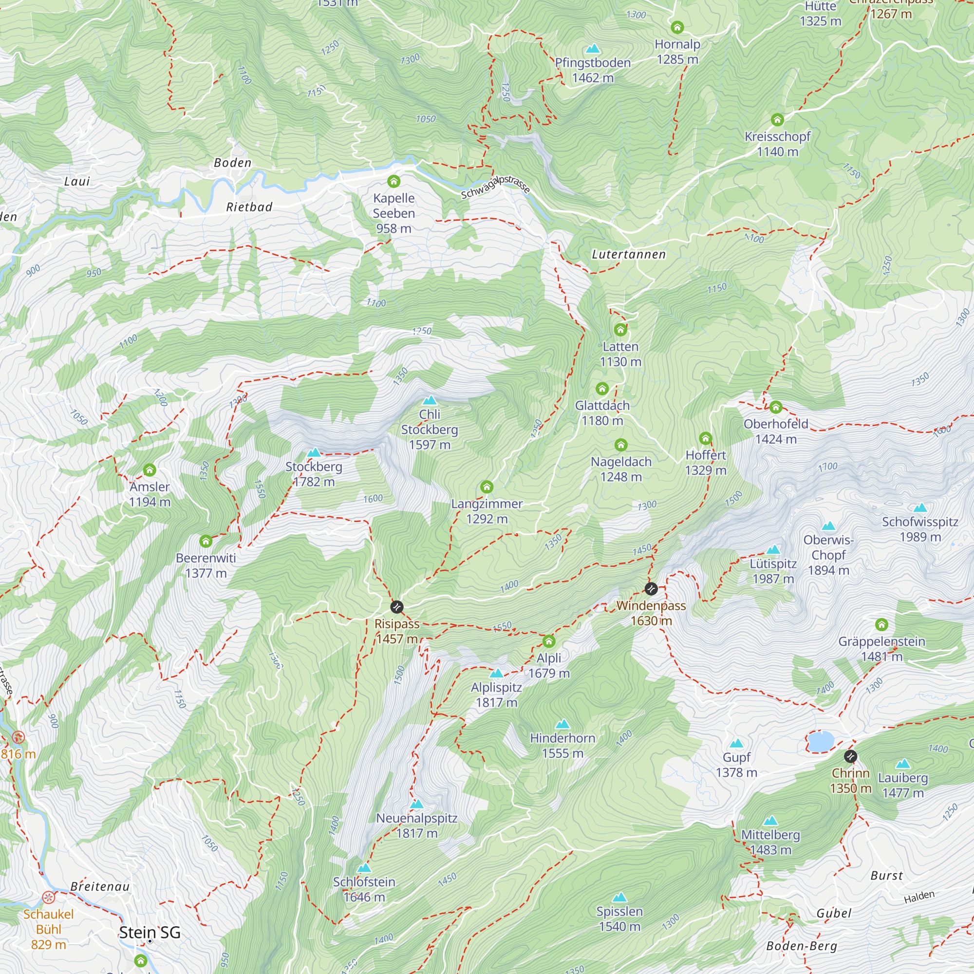 Langzimmer map