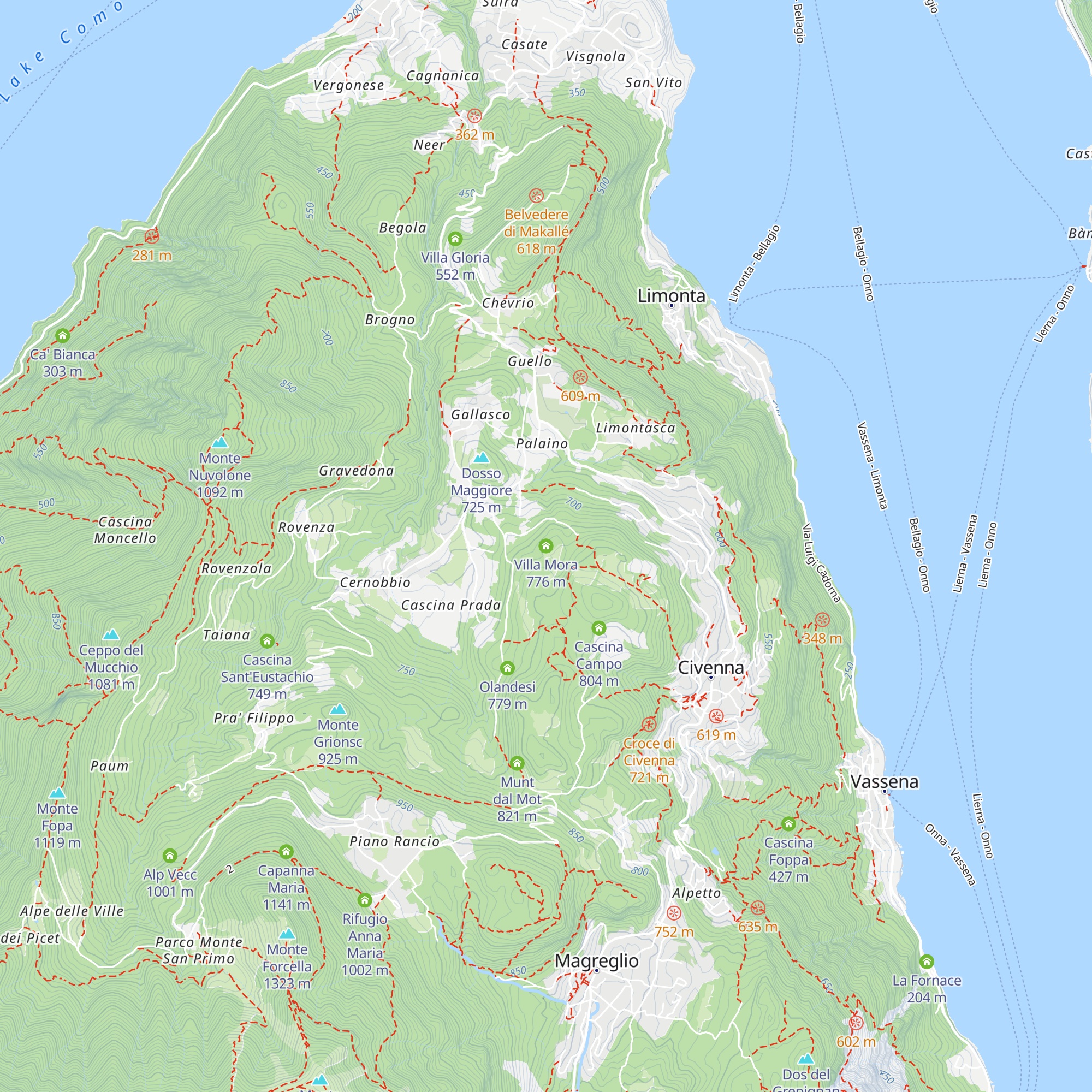 Villa Mora map