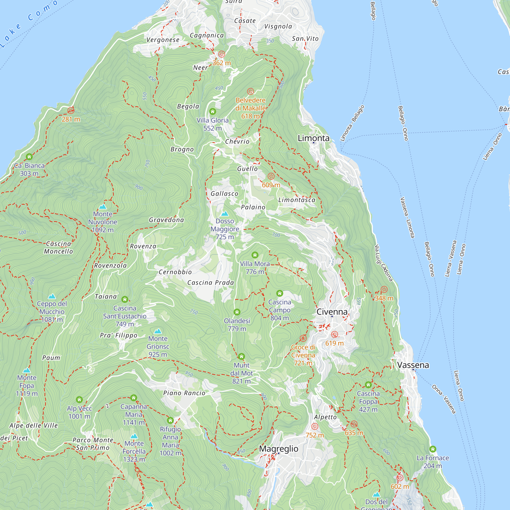 Villa Mora map