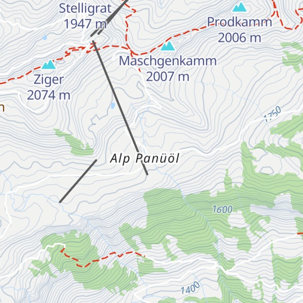 Map of Alprestaurant Panüöl