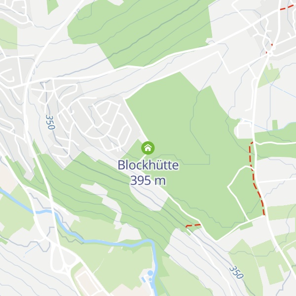 Map of Blockhütte