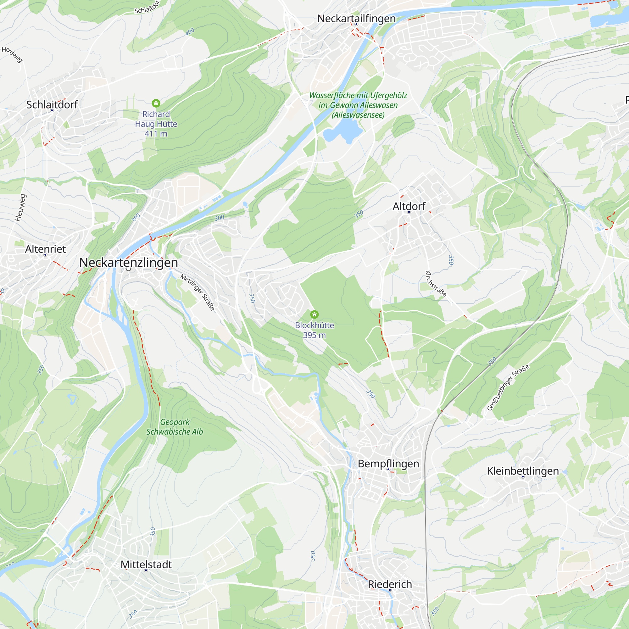Blockhütte map
