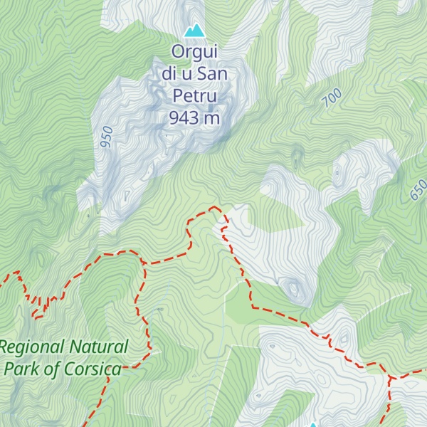 Map of Refuge d'i Paliri