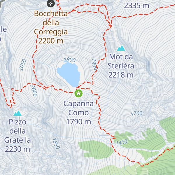 Map of Rifugio Avert Darengo