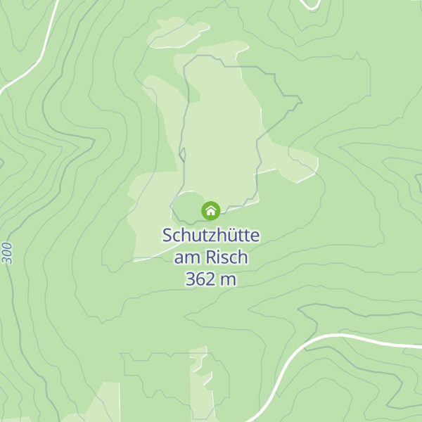 Map of Schutzhütte am Risch