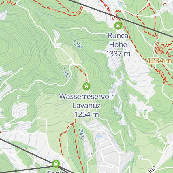 Map of Wasserreservoir Lavanuz