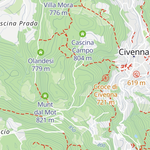 Map of Agriturismo Gallo Rosso