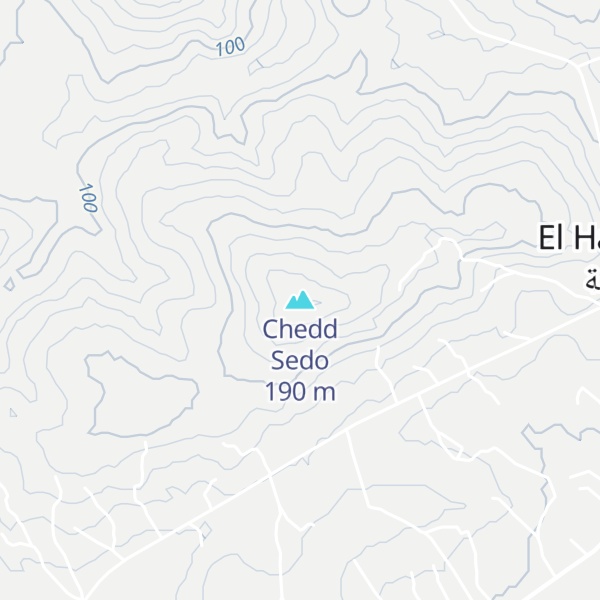 Map of Chedd Sedo