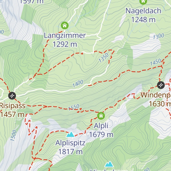 Map of Alpwirtschaft Leser