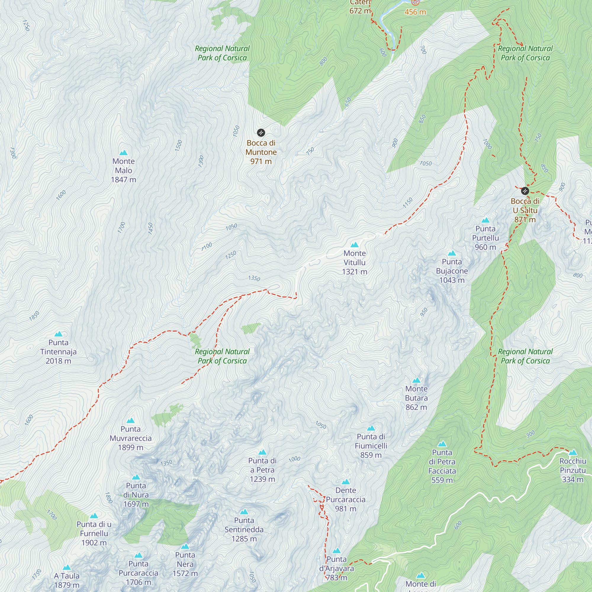 Refuge de Tova map