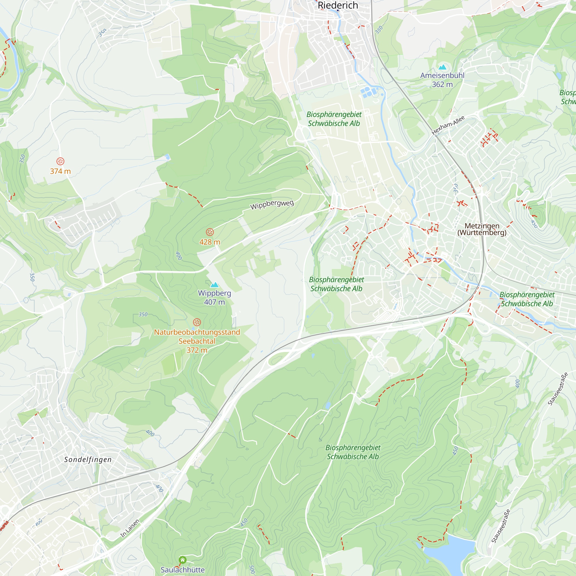 Säustallhütte map