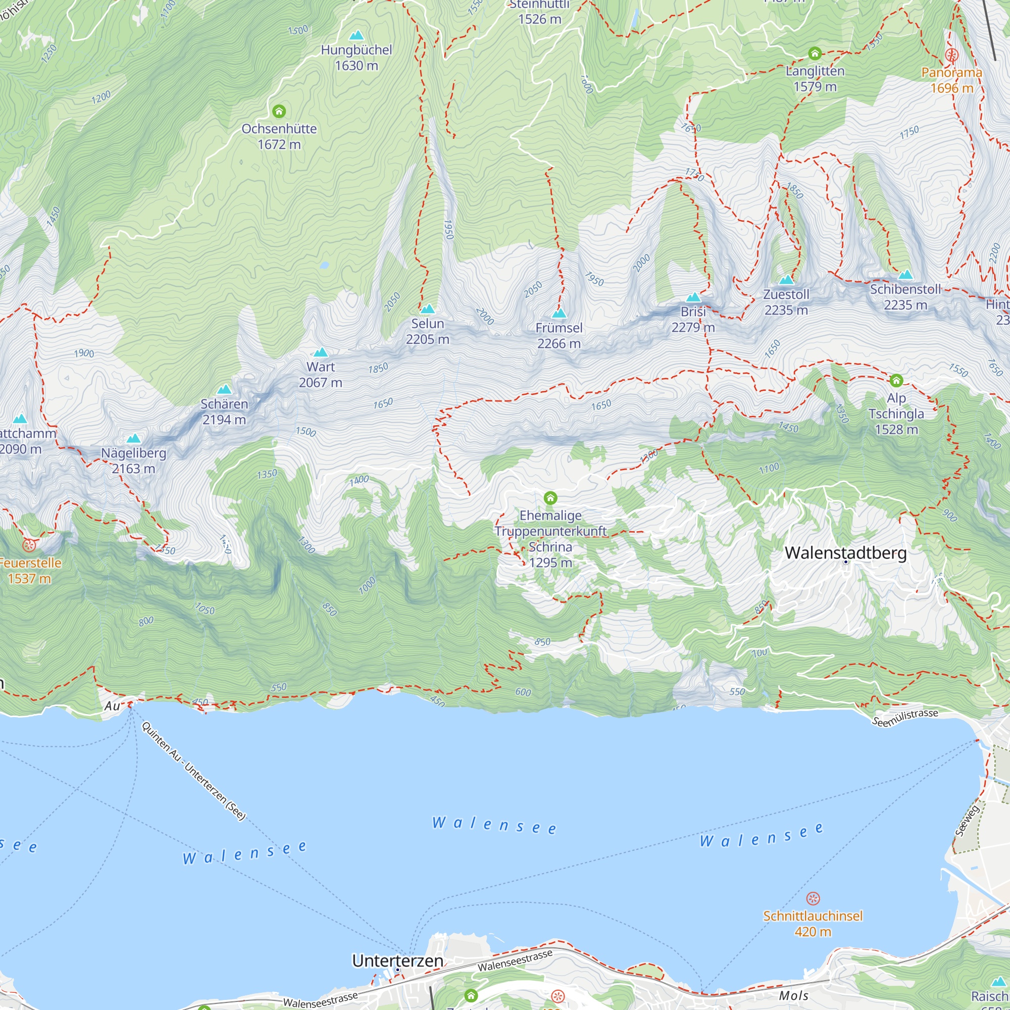 Alp Schrina map
