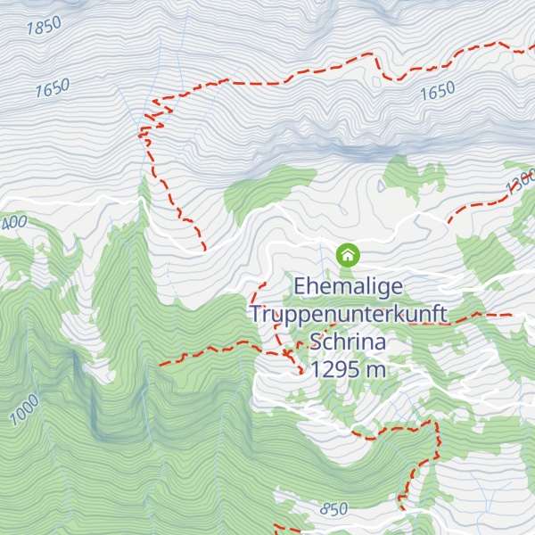 Map of Alp Schrina