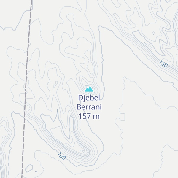 Map of Djebel Berrani
