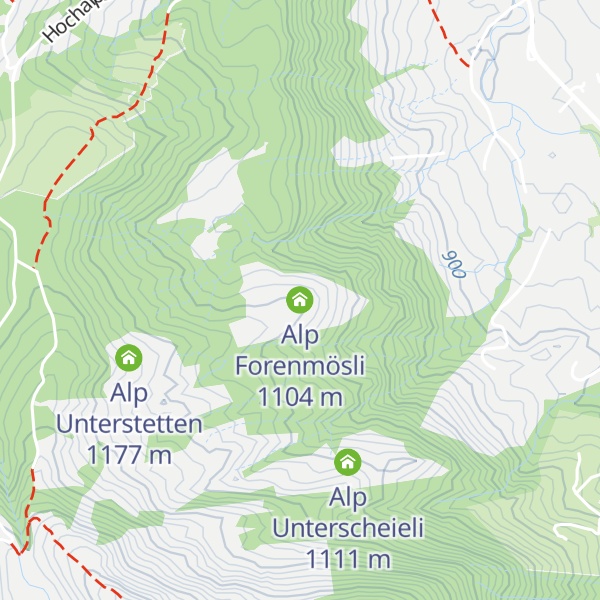 Map of Alp Forenmösli