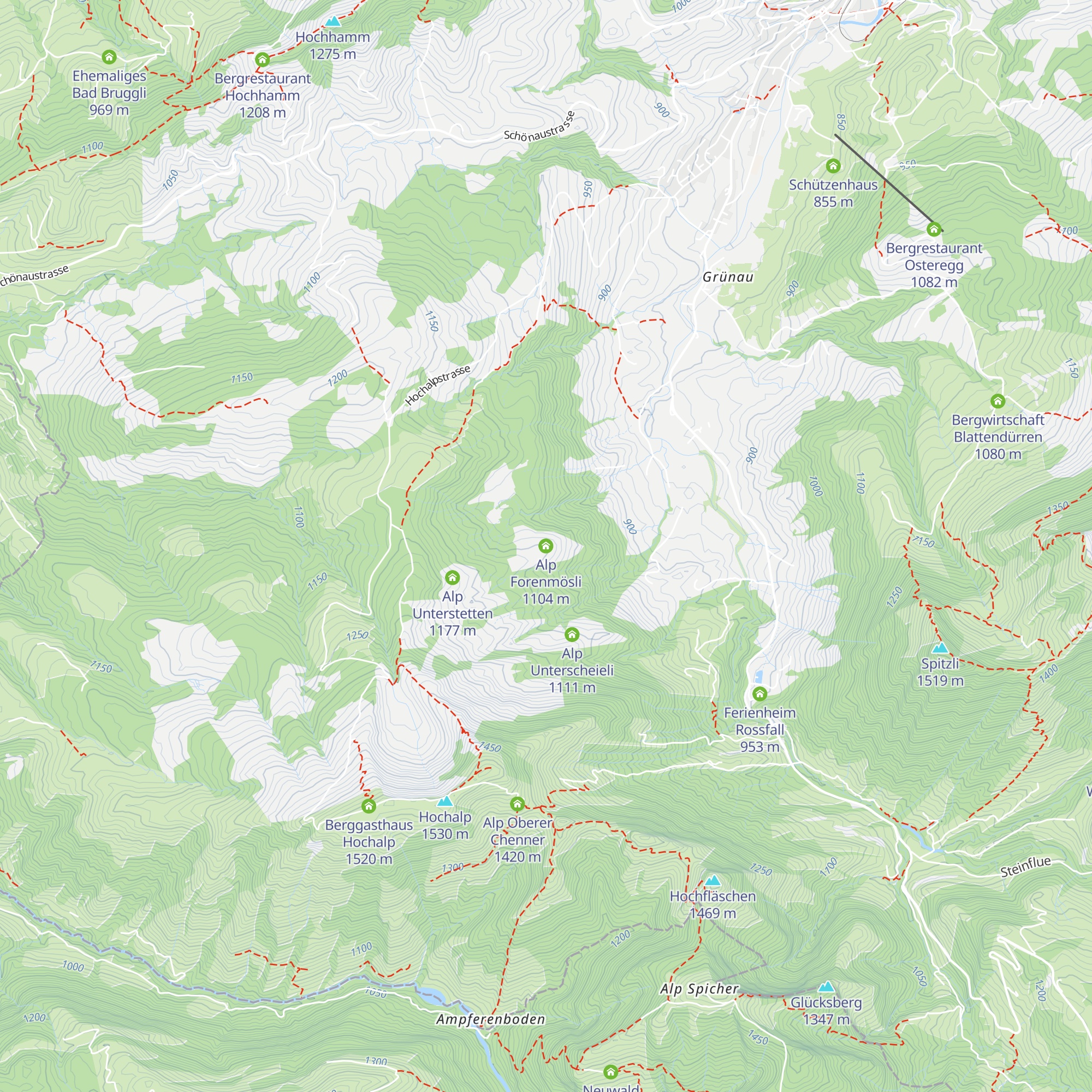 Alp Forenmösli map