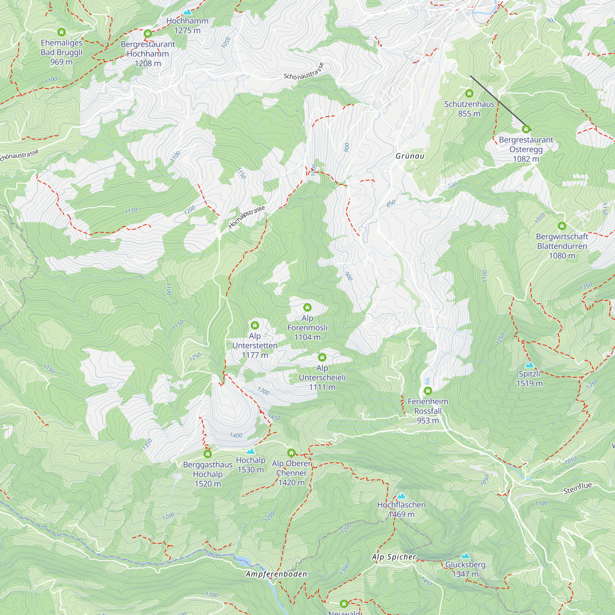 Alp Forenmösli map
