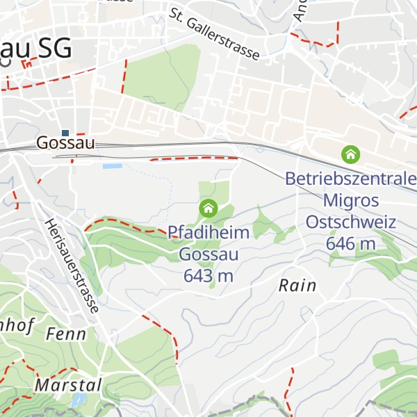Map of Pfadiheim Gossau