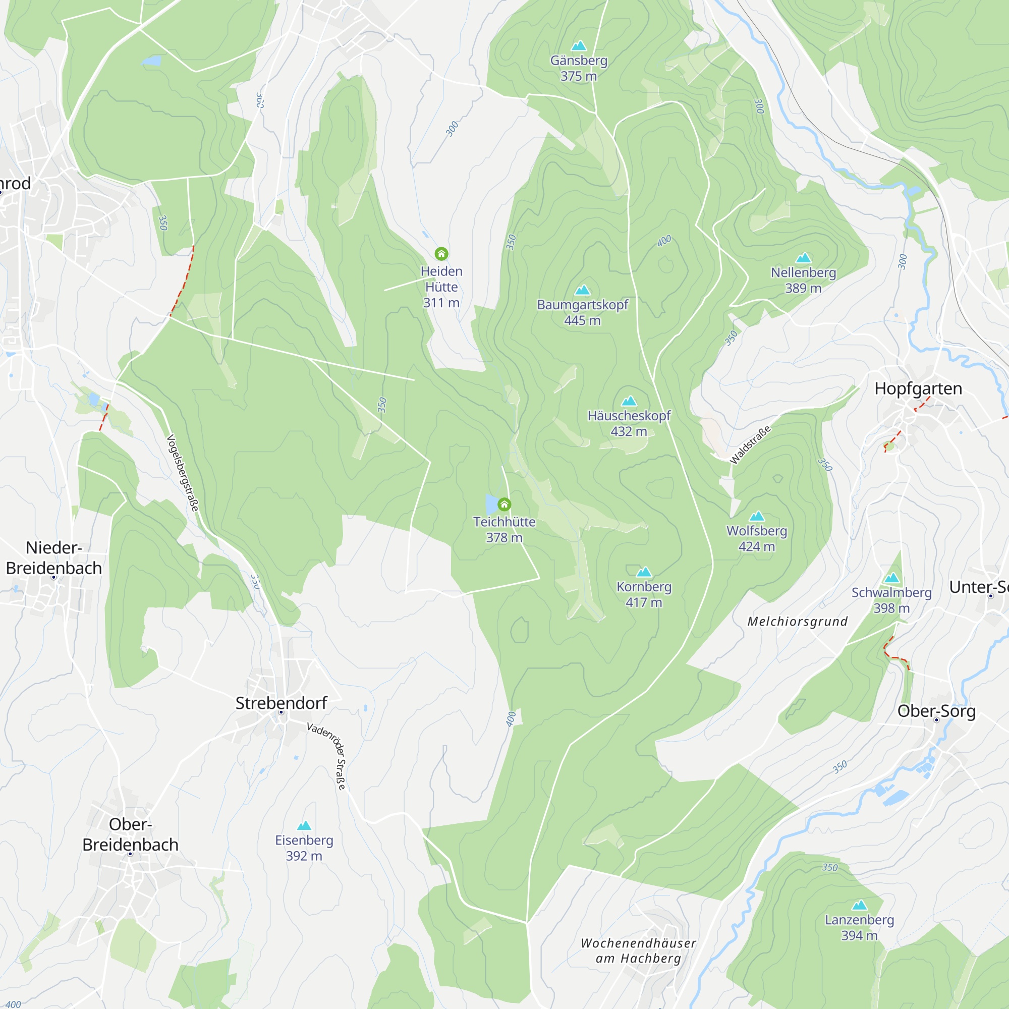 Teichhütte map