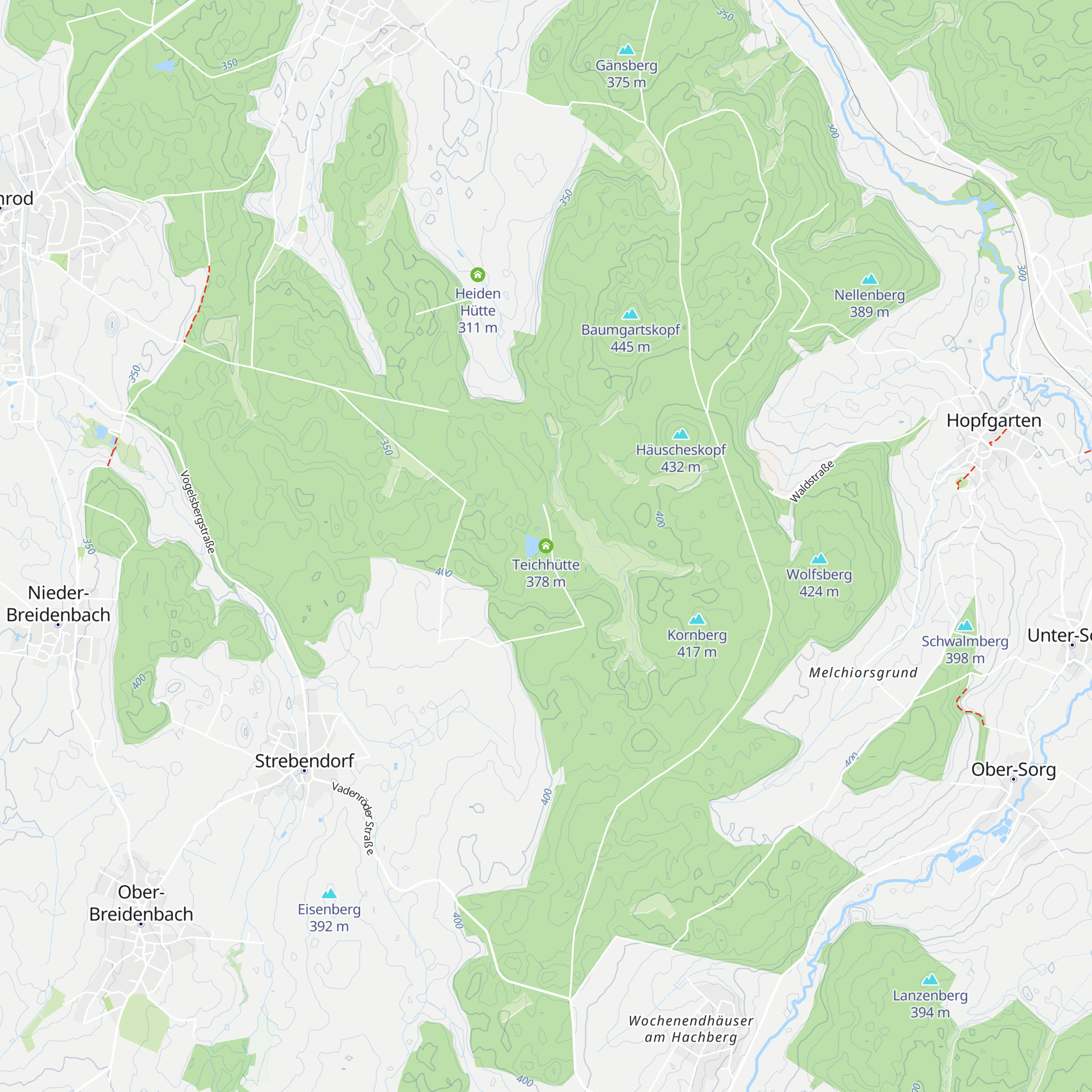 Teichhütte map