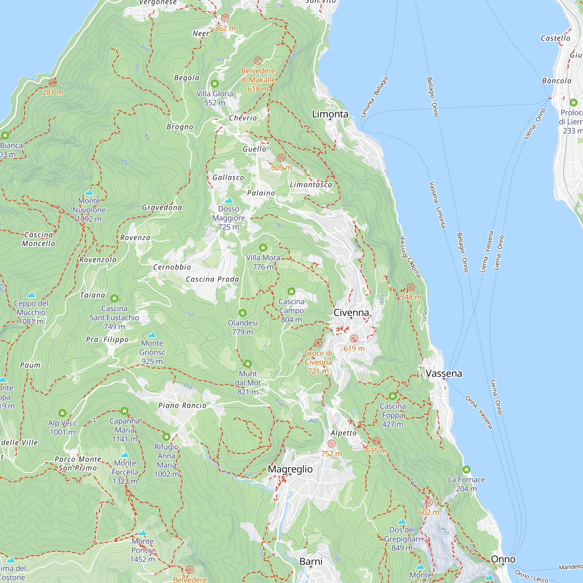 Cascina Campo map