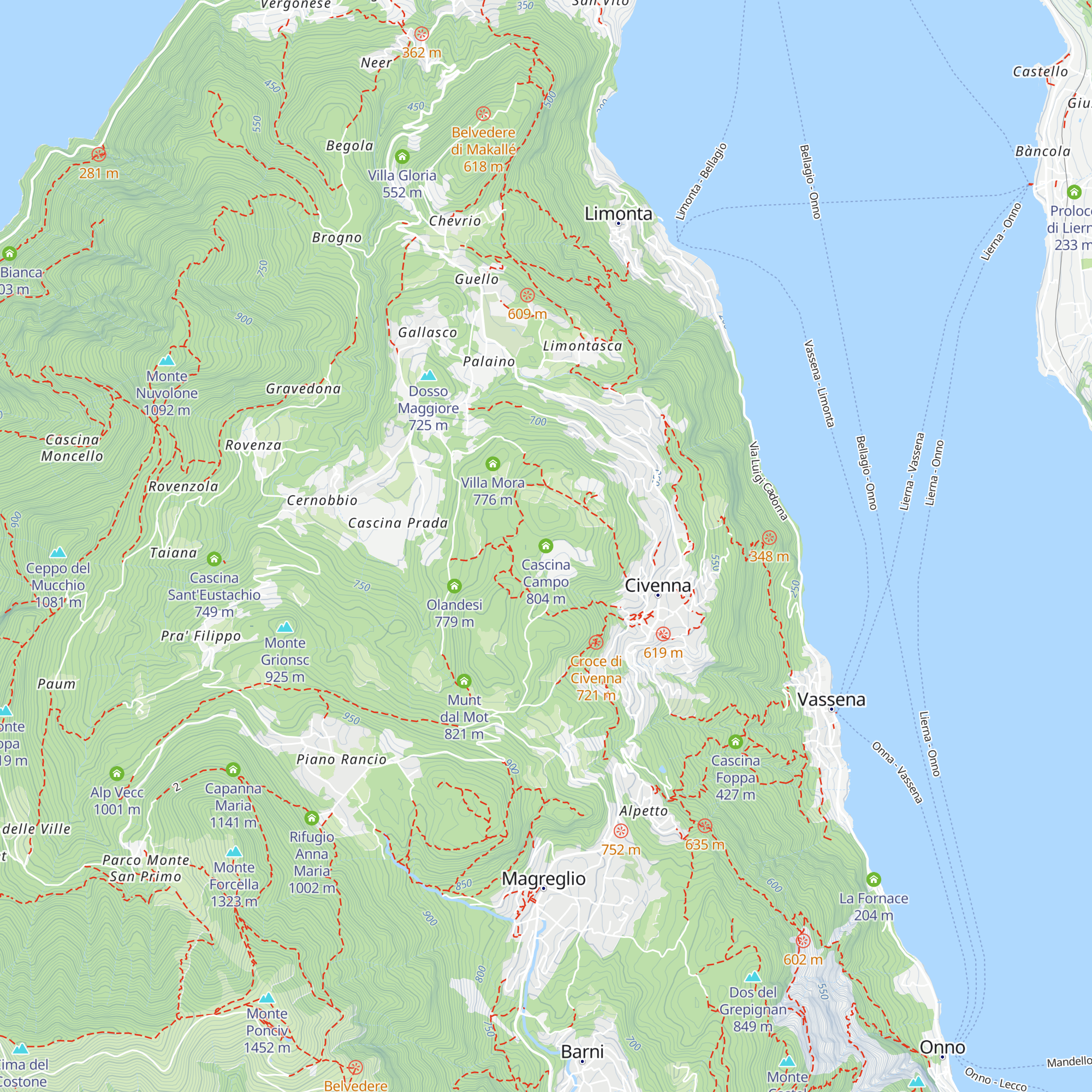 Cascina Campo map