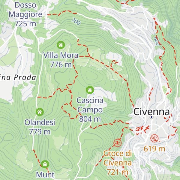 Map of Cascina Campo