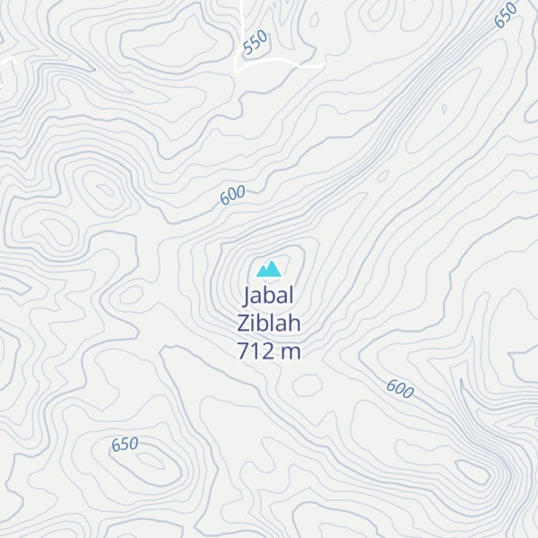 Map of Jabal Ziblah
