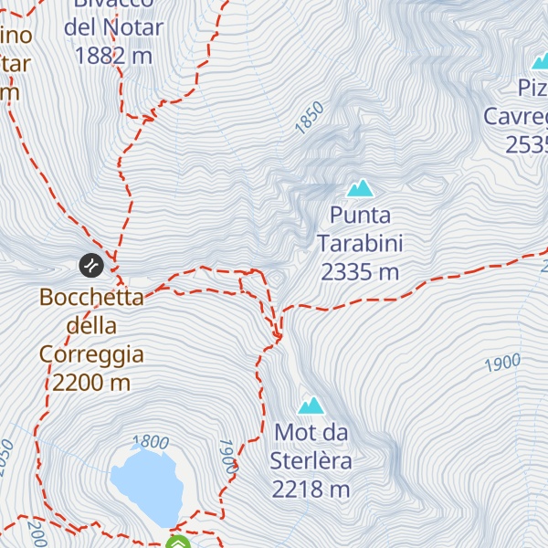 Map of Pizzo San Pio