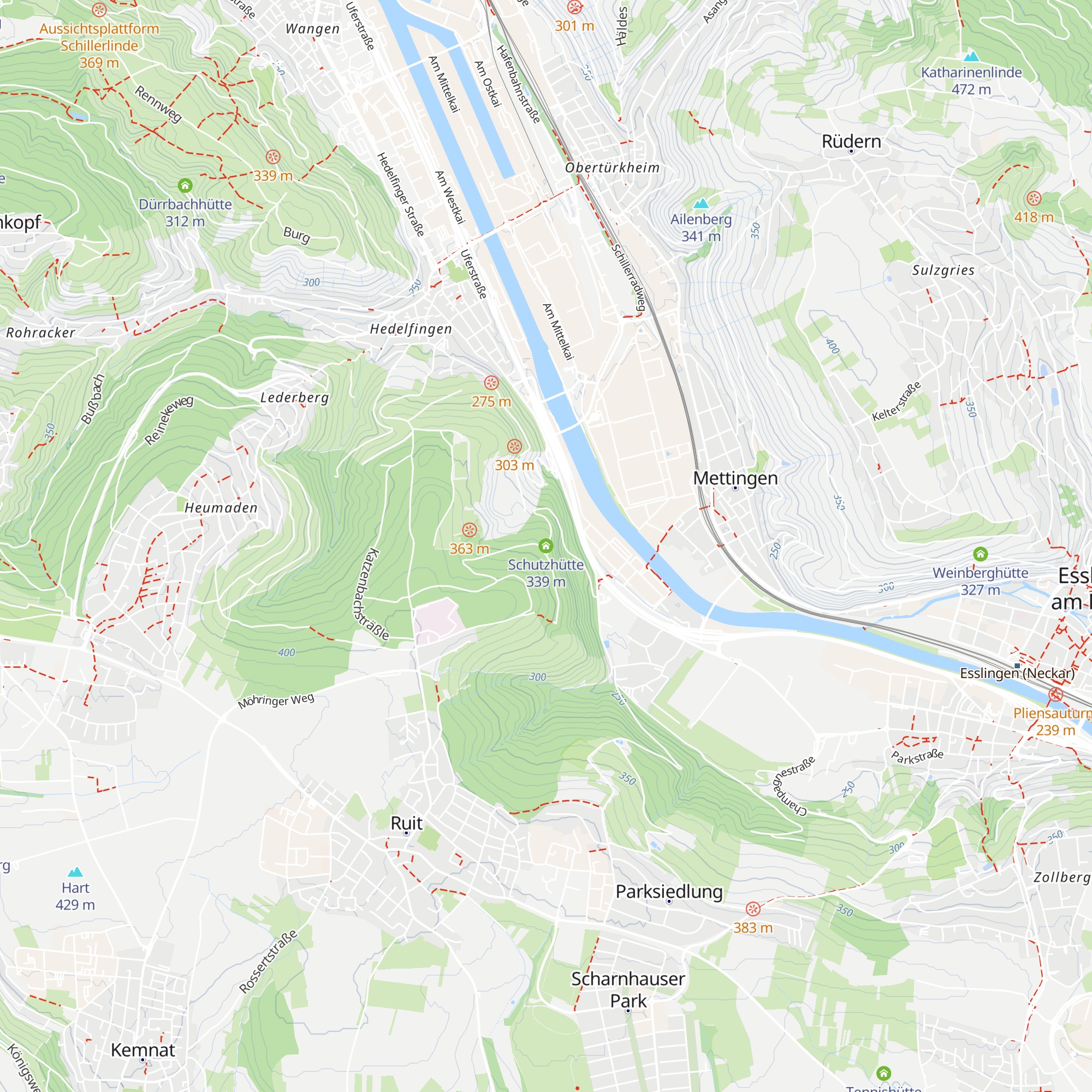 Schutzhütte map