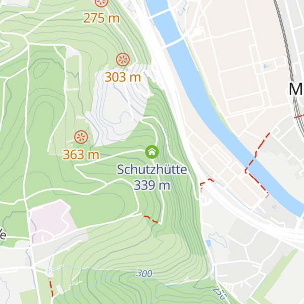 Map of Schutzhütte