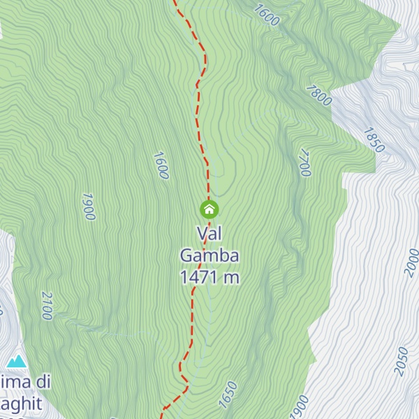 Map of Val Gamba