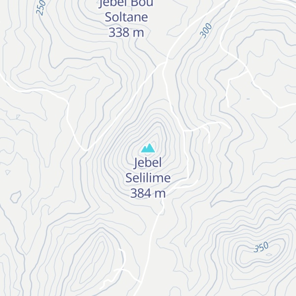 Map of Jebel Selilime